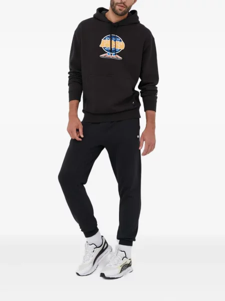 Hanorac cu glugă Puma cu imagine negru