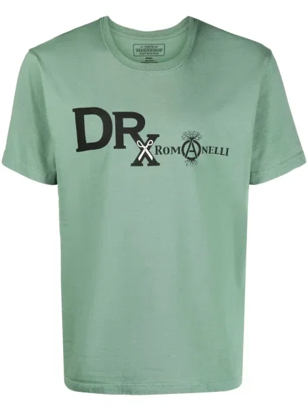 Tricou Neighborhood cu imagine verde