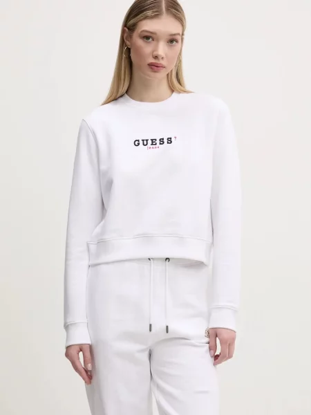 Guess Jeans Суитшърт бял