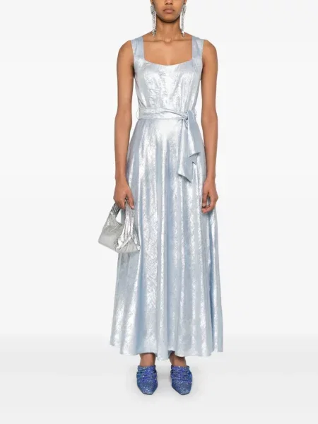 Rochie maxi Baruni de costum albastru