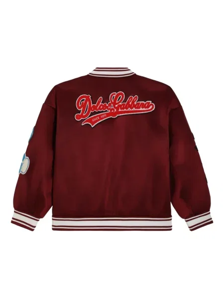 Kurtka bomber dziecięcy Dolce And Gabbana czerwony