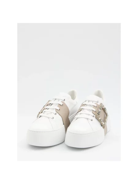 Sneakersy Roger Vivier skórzane białe