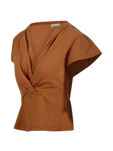 Tricou Marant Etoile cu decolteu în V maro
