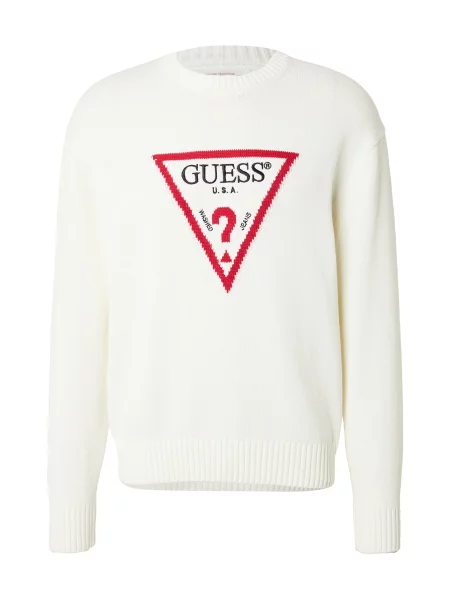 Geacă de blugi Guess Jeans alb