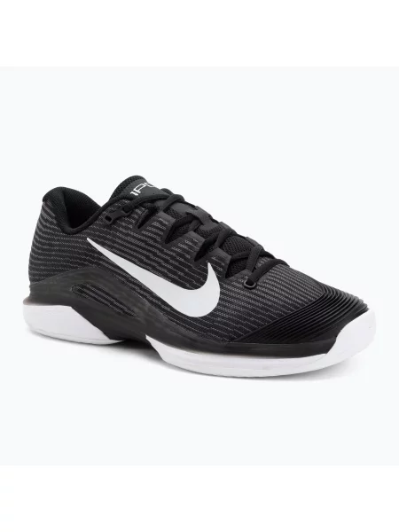 Încălțăminte de tenis pentru bărbați Nike Vapor 12 black / white / dk smoke grey alb