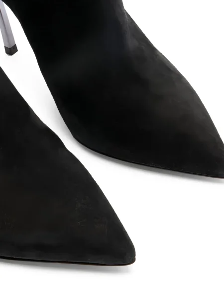 Велурени ботуши Casadei черно