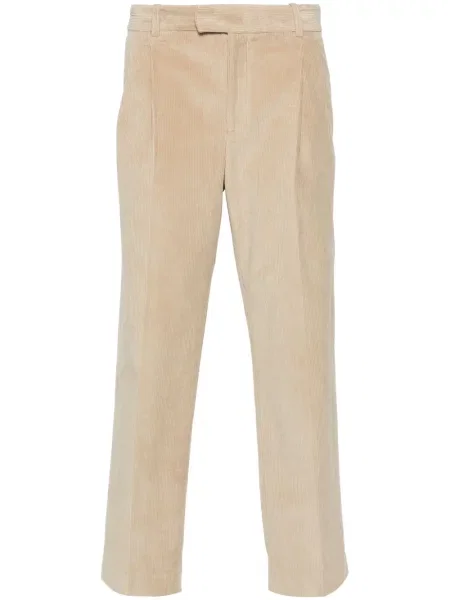 Pantaloni Drole De Monsieur de catifea cord maro