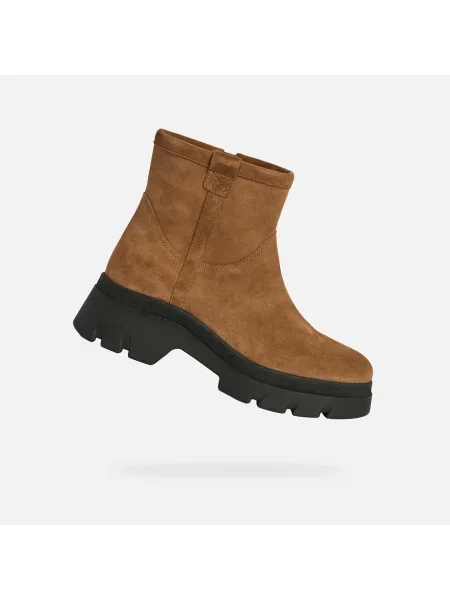 Čevlji do gležnjev Geox rjava