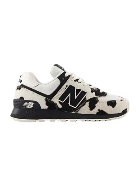 Sneakersy New Balance 574 zamszowe czarne