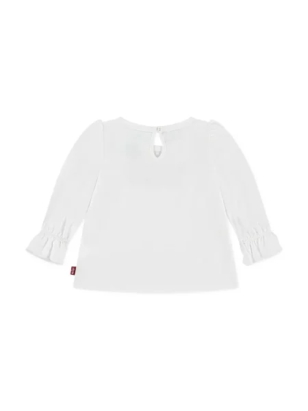 Levi's tričko s dlouhým rukávem BATWING LS FASHION KNIT TO bílé