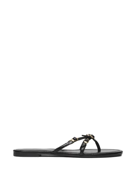 Sandale Marc Jacobs din piele cu cataramă negru
