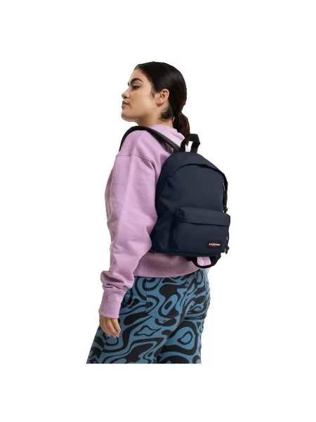 EASTPAK Rucsac Orbit închis / roșu deschis / alb albastru