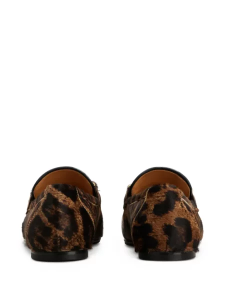 Leopardí loafers Tod's s potiskem hnědé