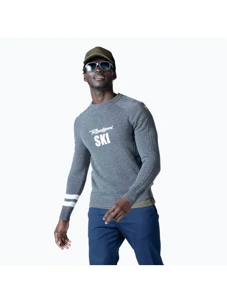 Pulover pentru bărbați Rossignol Signature Rossignol Knit gray