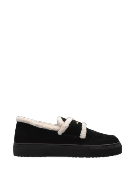 Pantofi loafer Inuikii din piele de oaie negru