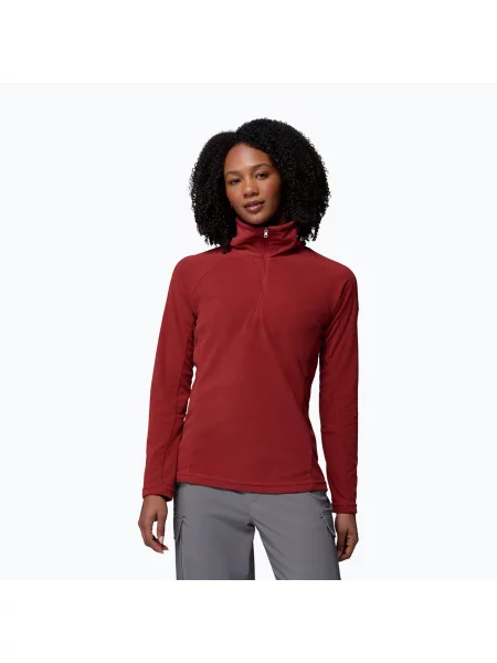 Bluză fleece pentru femei Columbia Glacial IV Zip Red Oxide roșu