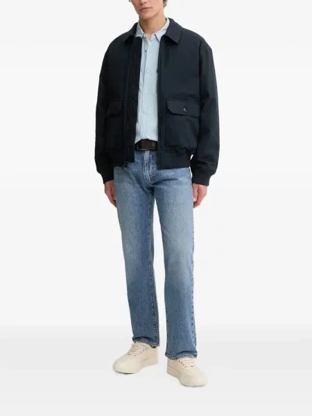 Blugi cu picior larg Levi's® de catifea cord albastru