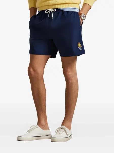 Ριγέ δερμάτινος κάλτσες Polo Ralph Lauren με κορδόνι μαύρο