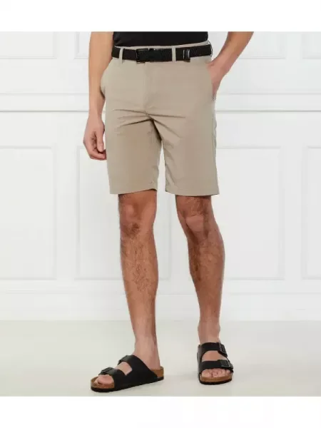 BOSS ORANGE Pantaloni scurți | Tapered fit bej