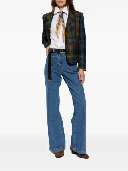 Cămașă Etro de mătase cu model floral cu imagine alb