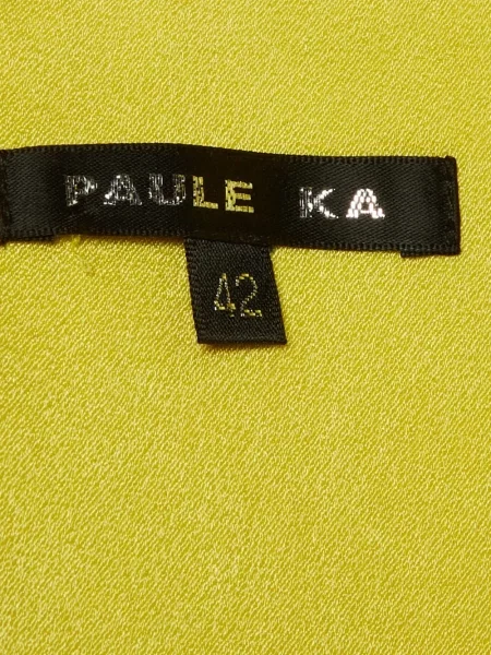 Rochie maxi Paule Ka cu funde asimetrică galben