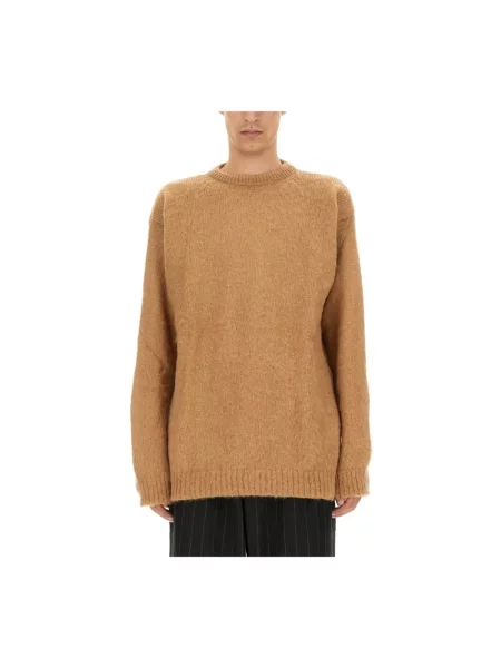 Dzianinowy sweter Family First beżowy