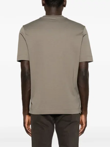 Tricou Gran Sasso cu decolteu rotund verde