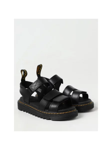 Sandały Dr. Martens skórzane czarne