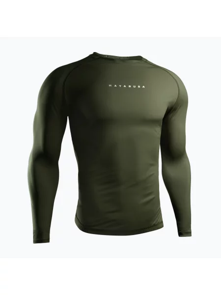 Tricou cu mânecă lungă Hayabusa cu mâneci lungi verde