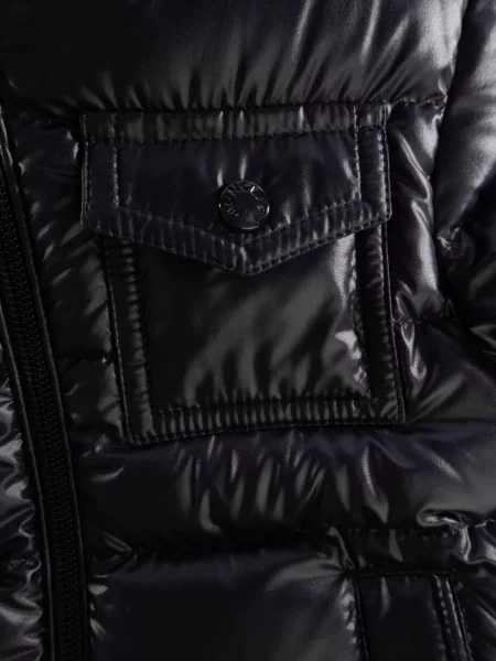Kurtka dziecięca Moncler Enfant niebieska