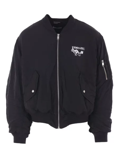 Geacă bomber Enfants Riches Déprimés cu imagine negru