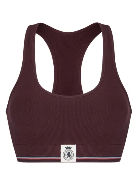 Tommy Hilfiger Melltartó felső Bordó