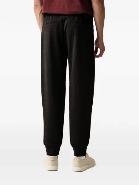 Jacquard trčanje hlače Armani Exchange s autogramom crna