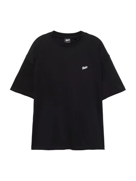 Pull&Bear Tricou STWD negru alb