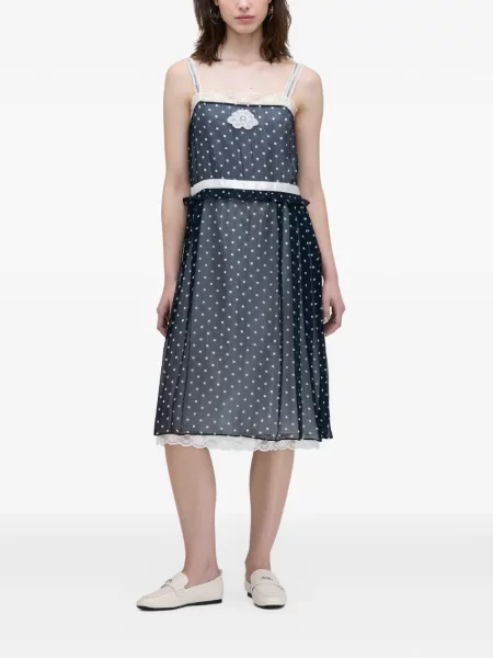 Rochie Marc Jacobs din șifon de costum albastru