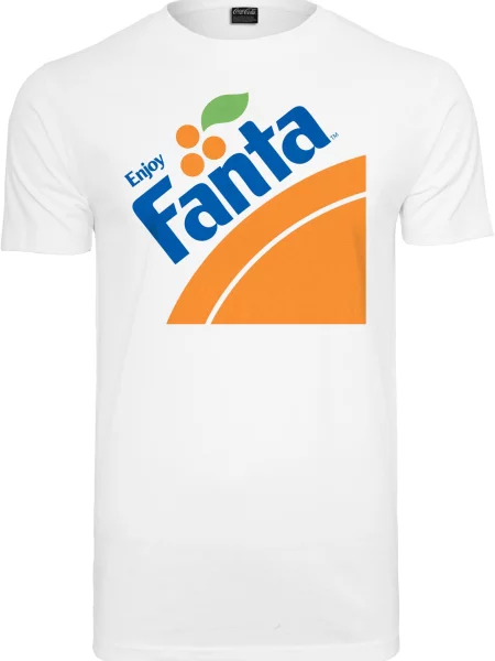 Merchcode Majica Fanta plava / zelena / narančasta bijela