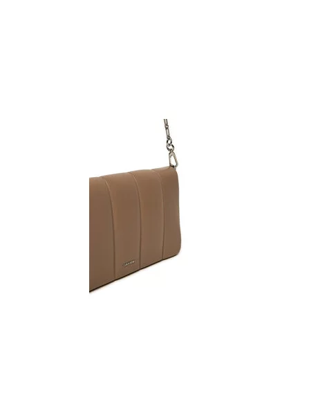 Kabelka Calvin Klein Line Quilt Shoulder Bag hnedá