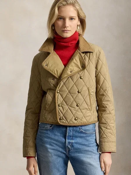 Polo Ralph Lauren geacă de tranziție pentru femei bej