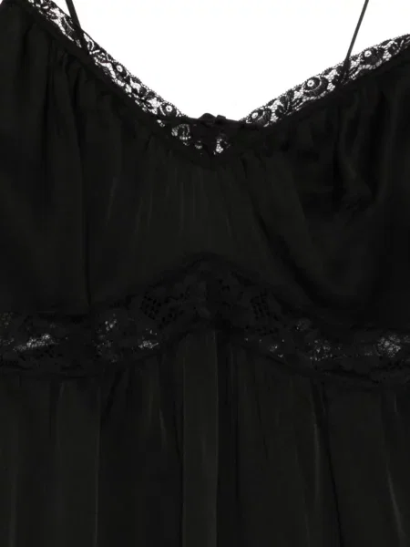 Rochie Dice Kayek din dantelă negru