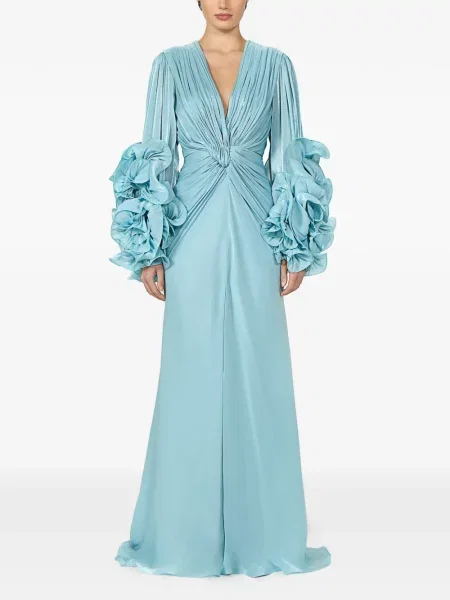 Rochie maxi Costarellos de costum albastru
