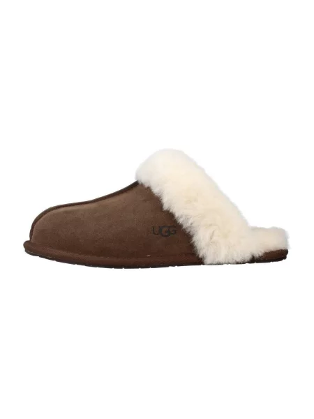 Pantofi Ugg de lână maro