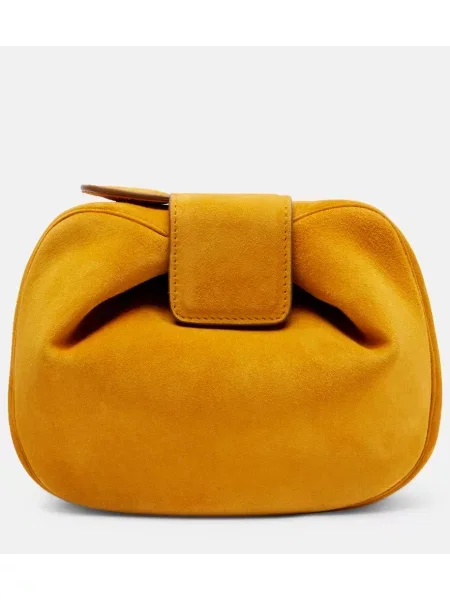 Geantă plic Gabriela Hearst din piele galben