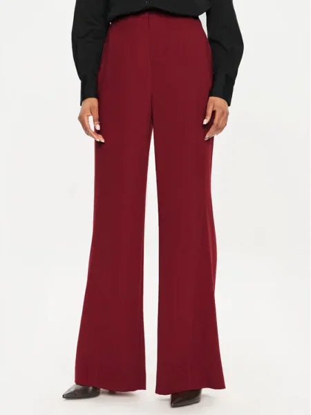 Calvin Klein Pantaloni din Wide Leg roșu