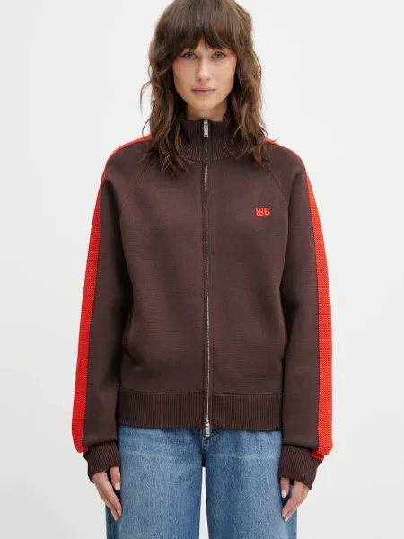 Wales Bonner cardigan Tide Track Top maro