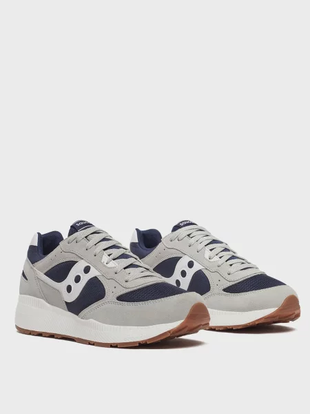Замшевые кроссовки Saucony серые