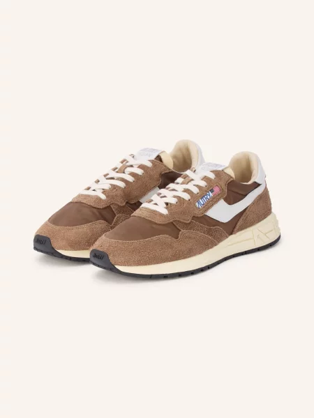 Autry Sneakersy Reelwind Low tmavě hnědá bílá