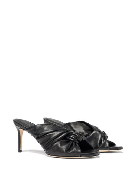 Papuci tip mules Scarosso negru