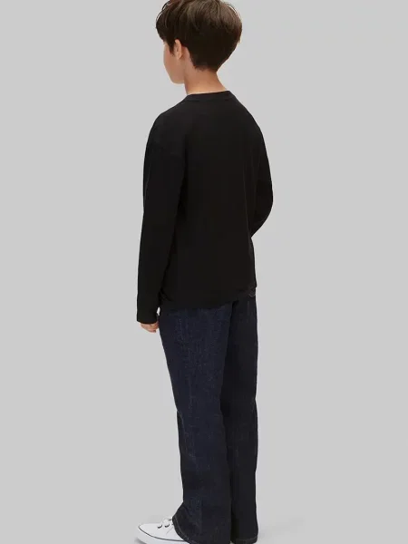 Тениска с дълъг ръкав Calvin Klein Jeans бяло