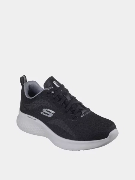Кожаные кроссовки Skechers черные