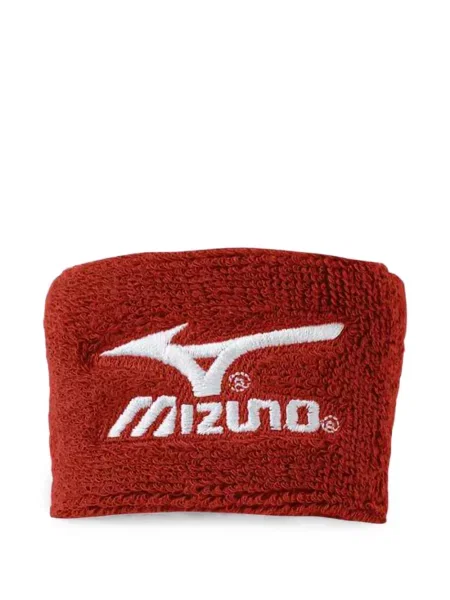 Brăţară Mizuno cu broderie din material terry roșu